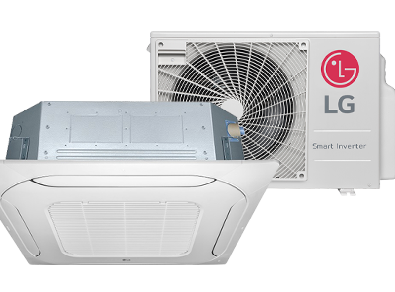 Ar-Condicionado Inverter LG Cassete 4 Vias 18.000 Btus Quente/Frio 220V