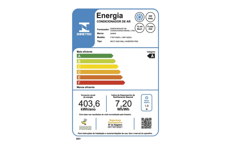 Ar-Condicionado Inverter Daikin Ecoswing R32 12.000 Btus Quente/Frio 220V - Imagem 5
