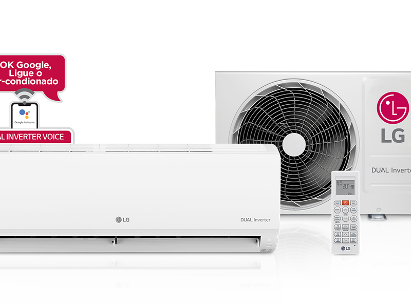 Ar-Condicionado Split LG Dual Inverter Voice 9.000 BTUs Frio 220V